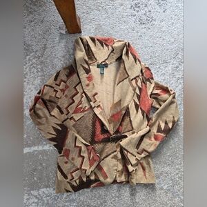 Vintage Ralph Lauren Western Cotton Blazer Coat